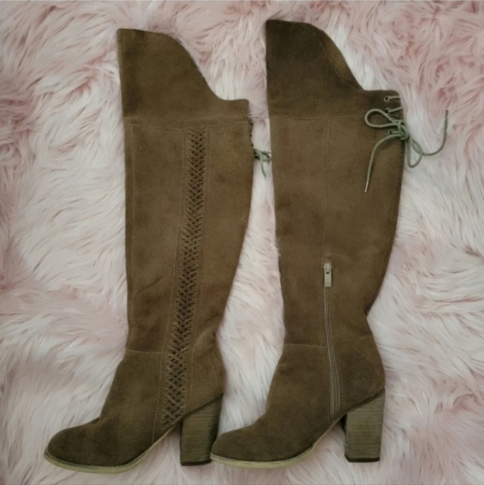 Sbicca suede over the knee gusto boots size 7